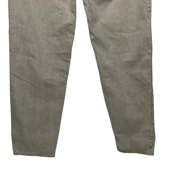 Vintage Levis 550 Men's 38 x 34 Relaxed Fit Cream Distressed Straight Jeans - Picture 8 of 11